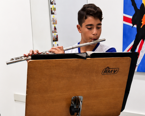 Instituição Aparecido Savegnago promove Concerto Pedagógico com alunos de flauta e contrabaixo no dia 1º de junho