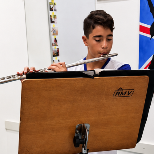 Instituição Aparecido Savegnago promove Concerto Pedagógico com alunos de flauta e contrabaixo no dia 1º de junho