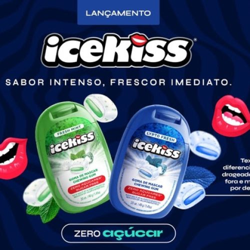 De olho no avanço do zero açúcar, Icekiss lança goma de mascar e amplia atuação no mercado de candies 