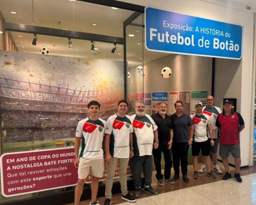 Presidente da Confederação Brasileira de Futebol de Mesa visita projeto do ShoppingSantaÚrsula
