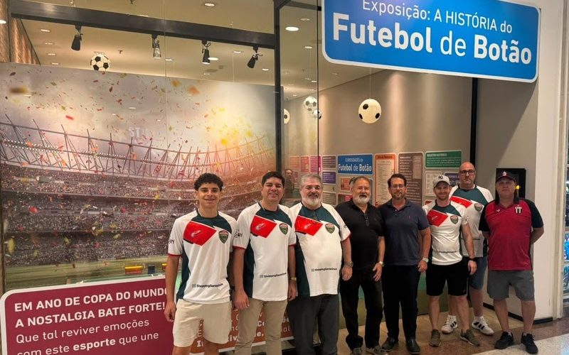 Presidente da Confederação Brasileira de Futebol de Mesa visita projeto do ShoppingSantaÚrsula