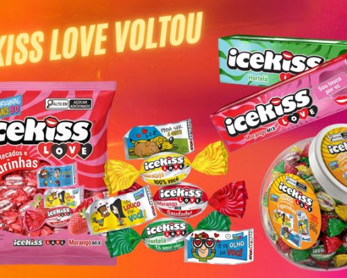Icekiss aposta na nostalgia com a volta dos recadinhos nas balas que fizeram sucesso nas décadas de 80 e 90