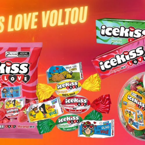 Icekiss aposta na nostalgia com a volta dos recadinhos nas balas que fizeram sucesso nas décadas de 80 e 90