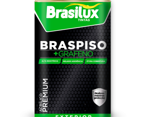 Brasilux relança Tinta Piso com tecnologia de Grafeno