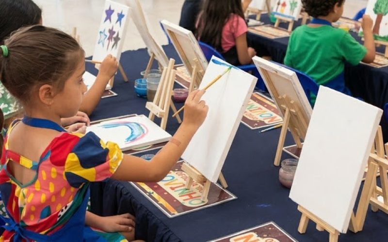 Última semana de férias no Novo Shopping une diversão e solidariedade em uma programação especial para as crianças