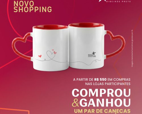 Novo Shopping lança campanha de Dia dos Namorados para aquecer os corações apaixonados