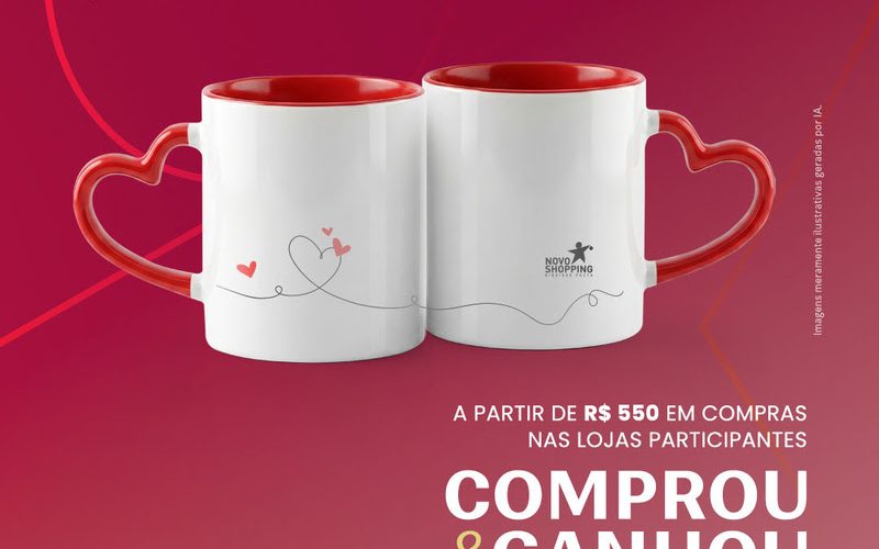 Novo Shopping lança campanha de Dia dos Namorados para aquecer os corações apaixonados