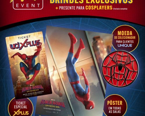 UCI divulga brindes especiais para estreia de “Homem-Aranha: Um Novo Dia”