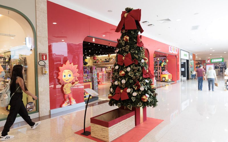 Projeto Árvores Solidárias do RibeirãoShopping arrecada presentes de Natal para crianças, idosas e pets