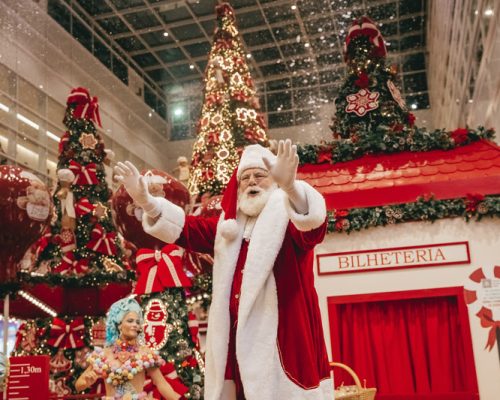 Papai Noel chega ao RibeirãoShopping nesta sexta-feira, 7 de novembro, e marca a abertura oficial da Decoração de Natal