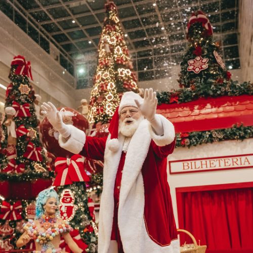 Papai Noel chega ao RibeirãoShopping nesta sexta-feira, 7 de novembro, e marca a abertura oficial da Decoração de Natal