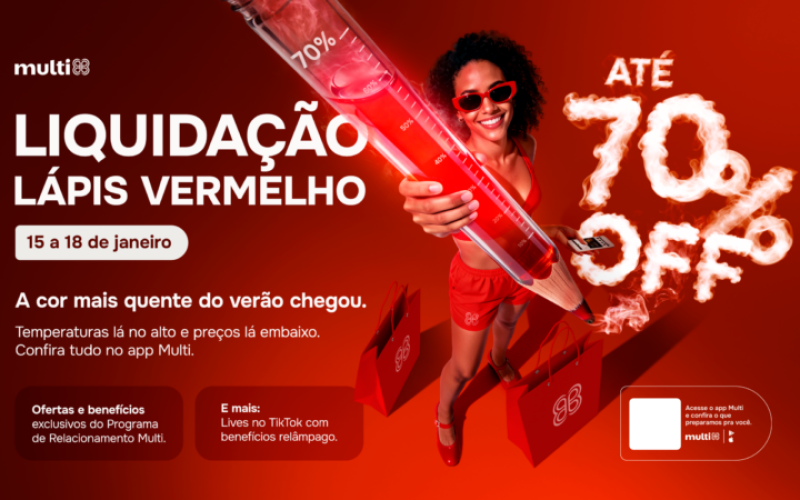 RibeirãoShopping e ShoppingSantaÚrsula realizam live no TikTok durante Liquidação Lápis Vermelho de Verão 2026