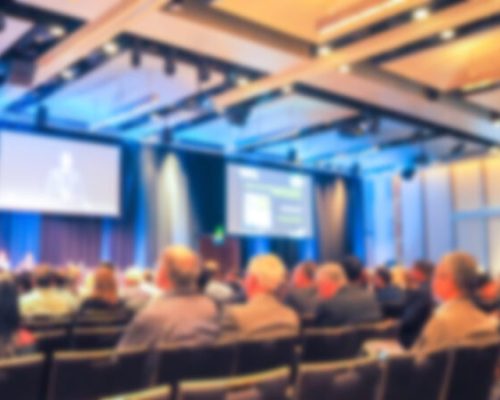 Abstract blur Business Conference and Presentation