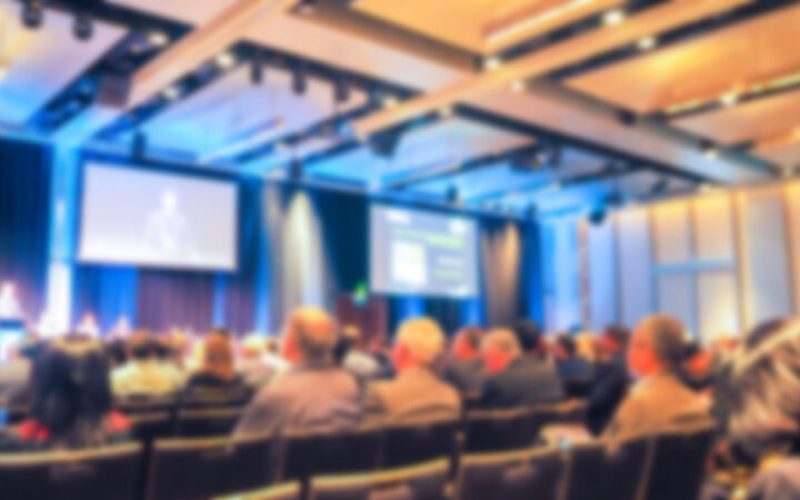 Abstract blur Business Conference and Presentation